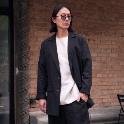 Linen Cardigan Boho-Inspired Linen Fabric for Men Casual Shape Anniversary Pick